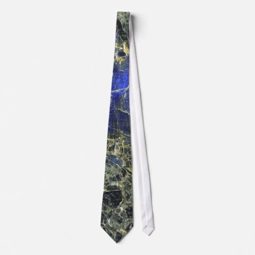 Blue Marble Neck Tie