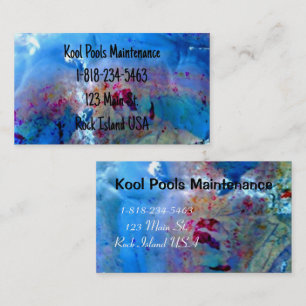 Blue Marble Opal Business Card