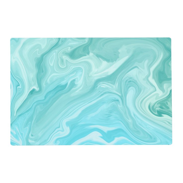 Blue Marble Pattern Placemat Zazzle