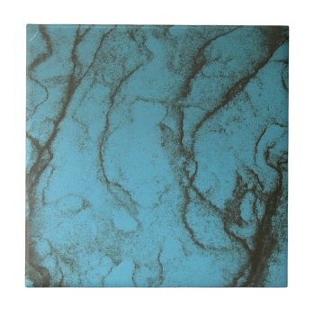 Blue Marble Pattern Tile by GreenCannon at Zazzle