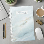 Blue Marble Personalized Name Custom Planner<br><div class="desc">Organize your life with this elegant blue marble personalized name custom planner. Perfect for women who appreciate luxurious and modern designs, this planner combines the timeless beauty of marble with practical functionality. The sophisticated blue marble pattern adds a touch of elegance to your daily planning. Personalize it with your name...</div>