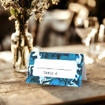 Blue Marble Star of David Custom Bar Bat Mitzvah Place Card<br><div class="desc">Perfect placecard for a bat mitzvah, bar mitzvah or other Jewish celebration! Hand made abstract art for you on the front and back side! FULLY CUSTOMIZABLE! Click on “Personalize” above to edit the text. Click "edit using design tool" to adjust the fonts, colors and placements and to delete parts of...</div>