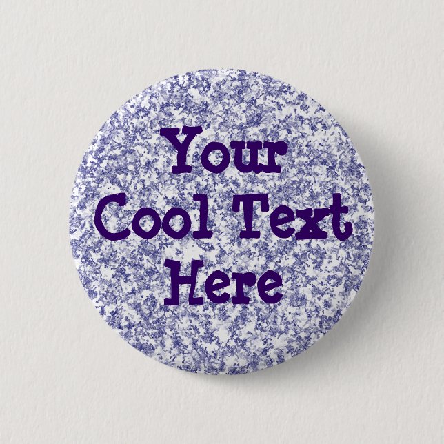 Blue Marble - Template Pinback Button (Front)