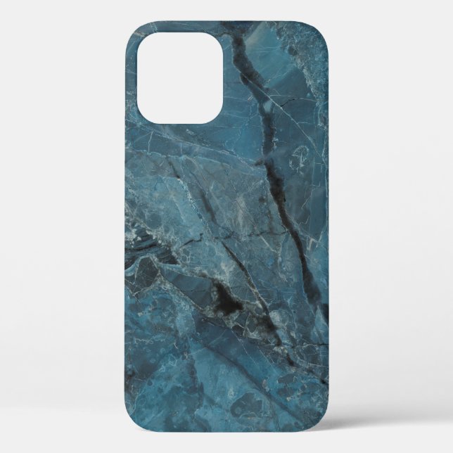 blue marble texture background, Italian marbel wit Case-Mate iPhone Case (Back)