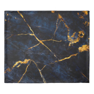 Blue marble texture background, Italian marble sla Duvet Cover