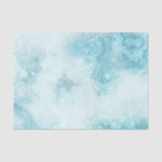 blue marble tissue paper (Front)