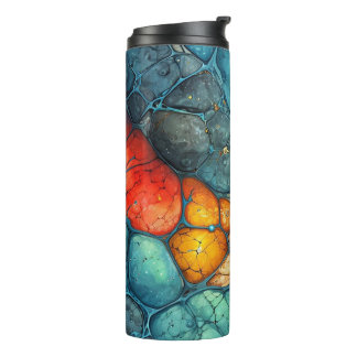 Blue Marble Tumbler Wrap  - Seamless Design 