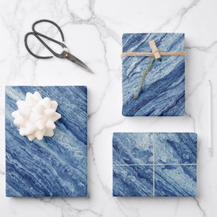 Blue Marble Wrapping Paper Sheets