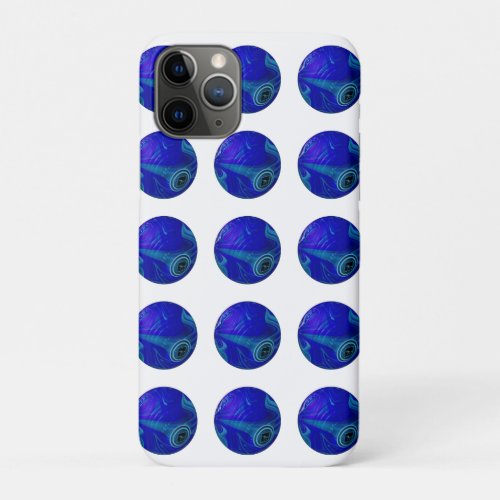 Blue Marbled Lawn Bowl  iPhone 11 Pro Case