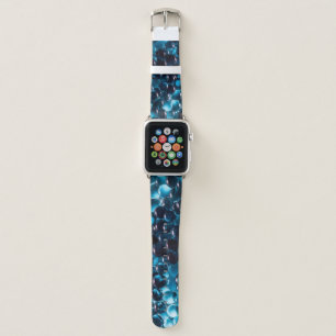 Blue Marbles, Pattern, Apple Watch Band