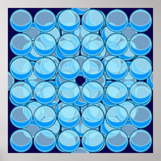 Blue Marbles   Poster