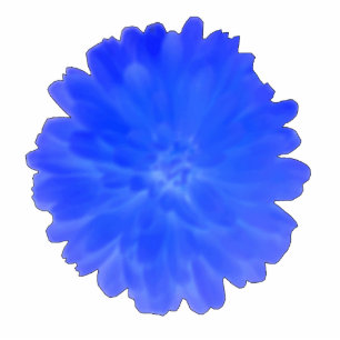 Blue Marigold Photo Sculpture