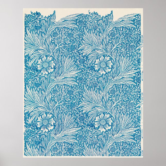 Blue Marigold Poster (Front)