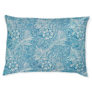 Blue Marigold William Morris vintage patterned Pet Bed