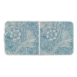 Blue Marigolds (by William Morris) Beer Pong Table