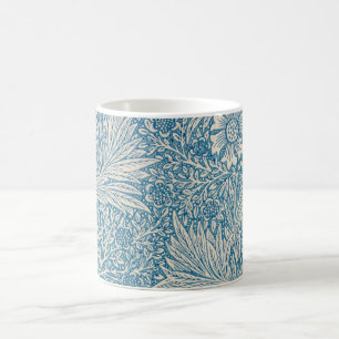 Blue Marigolds (by William Morris) Coffee Mug