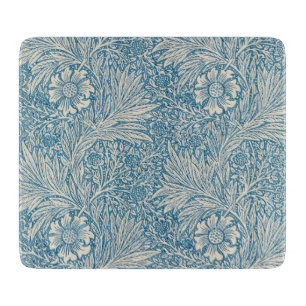 Blue Marigolds (by William Morris) Cutting Board