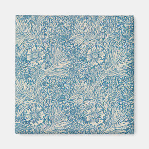 Blue Marigolds (by William Morris) Magnet