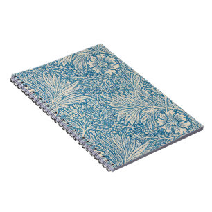 Blue Marigolds (by William Morris) Notebook