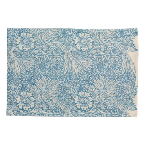 Blue Marigolds by William Morris Pillow Case