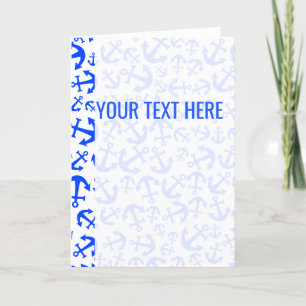 Blue Marine Anchor Pattern Announcement