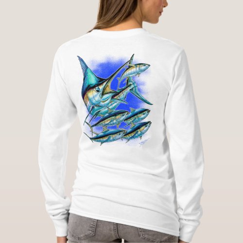 Blue Marlin And Tuna T_Shirt