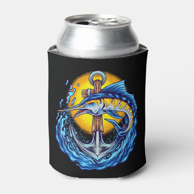 Blue Marlin Can Cooler (Can Front)