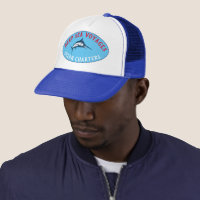 Redfish Fishing Boat Charter Captain Fish Funny Trucker Hat