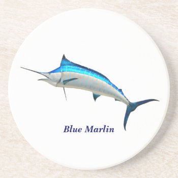 Blue Marlin Coaster by paul68 at Zazzle