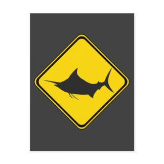 Blue Marlin Crossing! Postcard