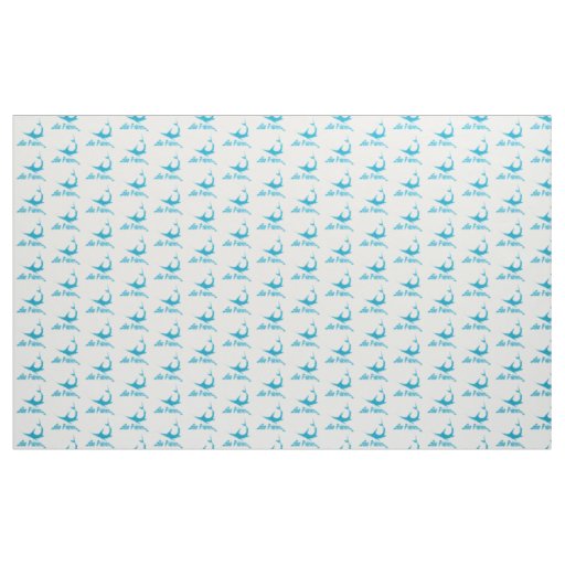 Blue marlin fabric