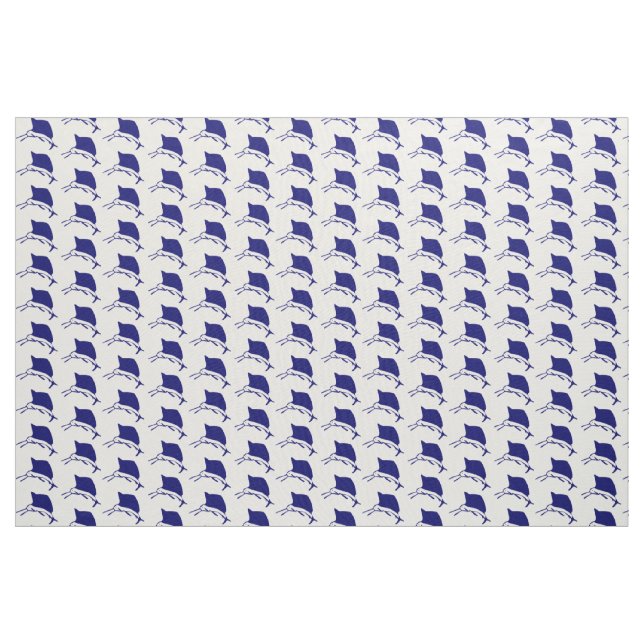 Blue Marlin Fabric (Yard)