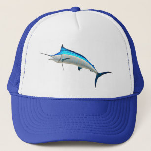 Blue Marlin Game Fishing Trucker Hat