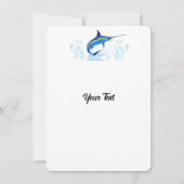Blue Marlin Jumping out of Ocean (Back)