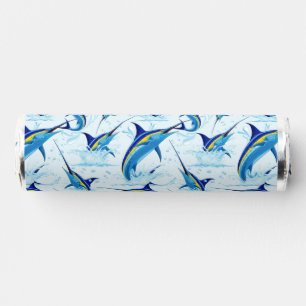 Blue Marlin Jumping out of Ocean Breath Savers® Mints