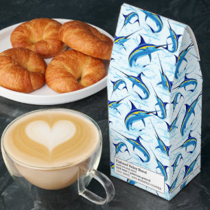 Blue Marlin Jumping out of Ocean Roasted Coffee