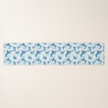 Blue Marlin Jumping out of Ocean Scarf<br><div class="desc">Realistic illustration of a beautiful Marlin Fish Ocean Animal jumping out of ocean. Vector Art copyright BluedarkArt TheChameleonArt.</div>