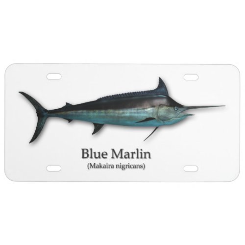 Blue Marlin License Plate