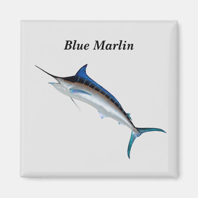 Blue Marlin magnet (Front)