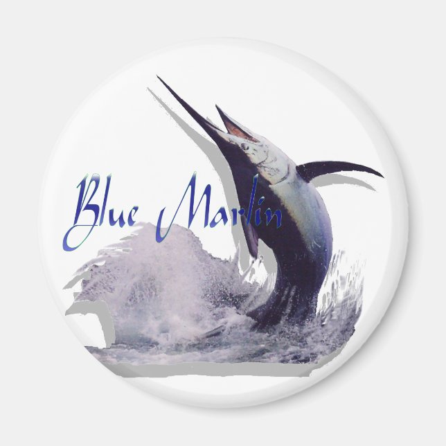 blue marlin magnet (Front)