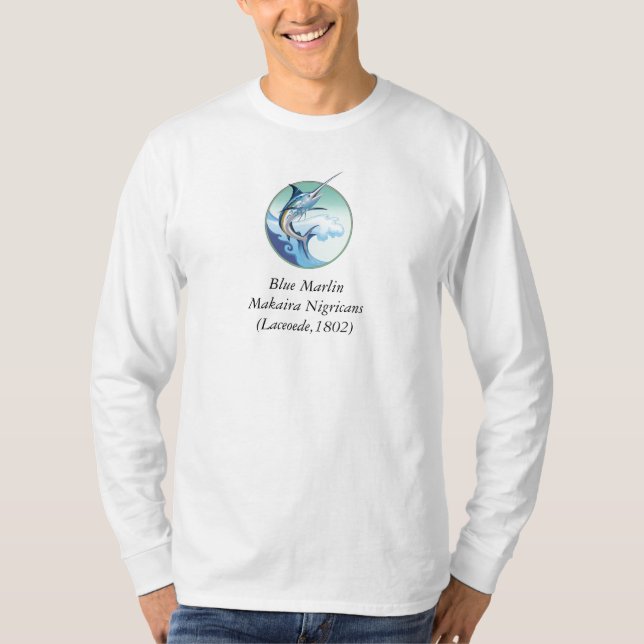Blue Marlin Makaira Nigricans (Laceoede,... T-Shirt (Front)