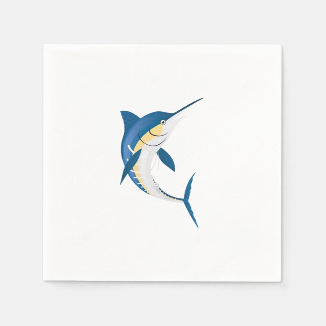 Blue Marlin  Napkins (Front)