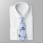 Blue Marlin Pattern Tie<br><div class="desc">Colorful blue sailfish pattern.</div>