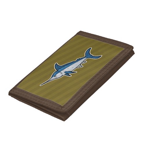 Blue Marlin Tri_fold Wallet