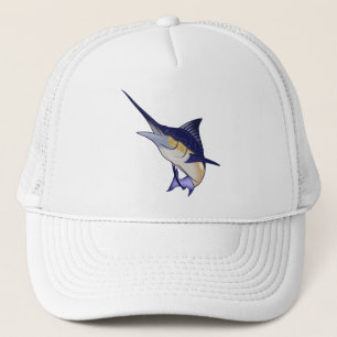 Blue Marlin Trucker Hat