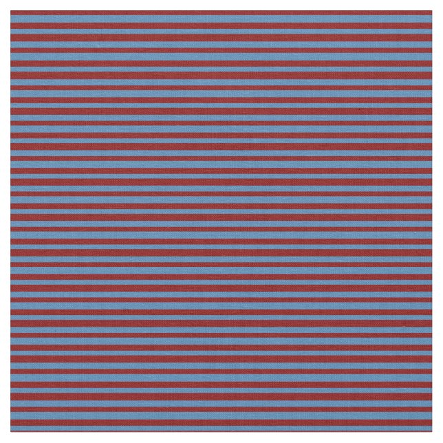 Blue & Maroon Colored Pattern Fabric (Close Up)