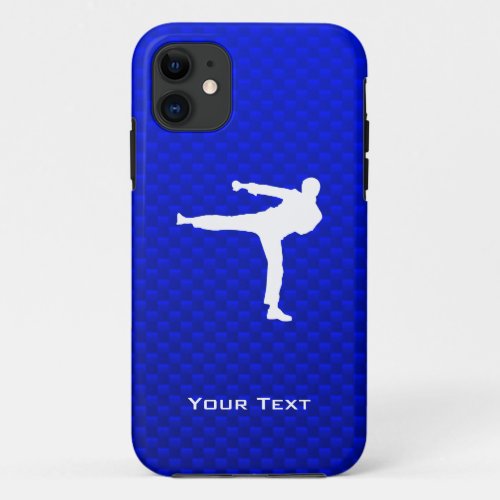 Blue Martial Arts iPhone 11 Case