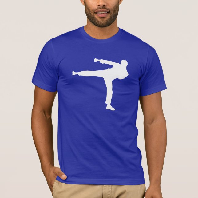 Blue Martial Arts T-Shirt (Front)