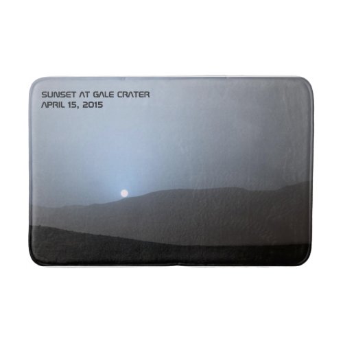 Blue Martian Sunset Bath Mat