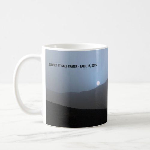 Blue Martian Sunset Coffee Mug